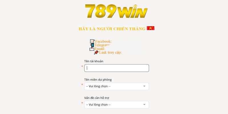 Liên hệ bộ phận CSKH để được hỗ trợ lấy lại pass 789win